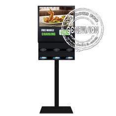 대 안드로이드 디지털 방식으로 Signage 21.5&quot;를 LCD 광고 스크린을 위탁하는 5G 무선 전화 마루청을 까십시오